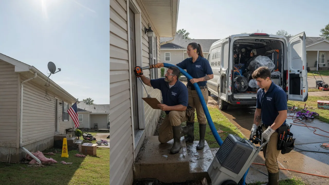 Ceiling Water Damage Restoration in Arcola, MO near me